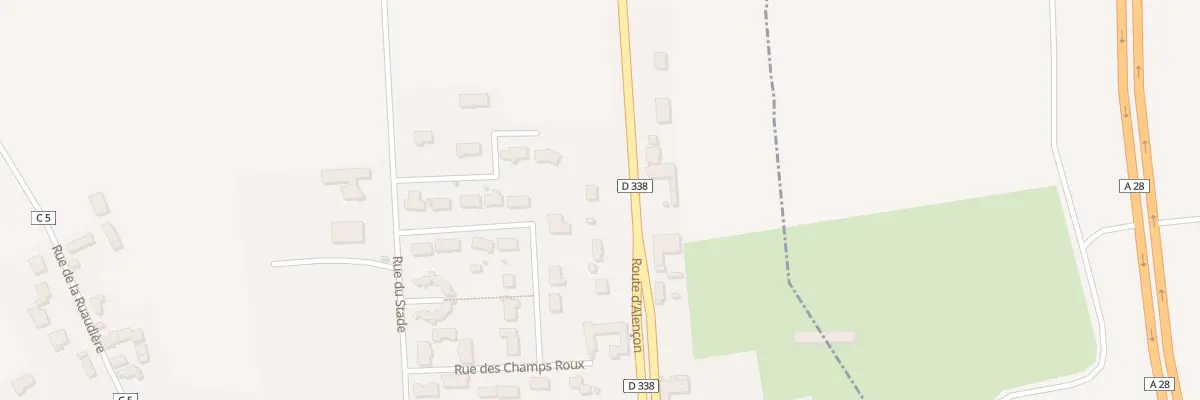 Plan du 11 Rte d’Alençon à Oisseau-le-Petit
