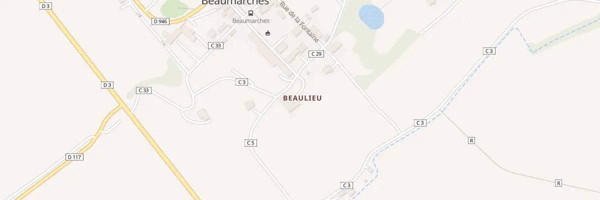 Plan du 5059A A Beaulieu à Beaumarchés