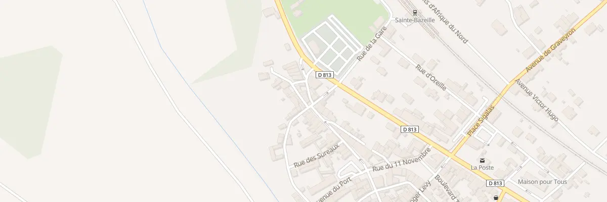 Plan du 2 Rue de la Garosse à Sainte-Bazeille