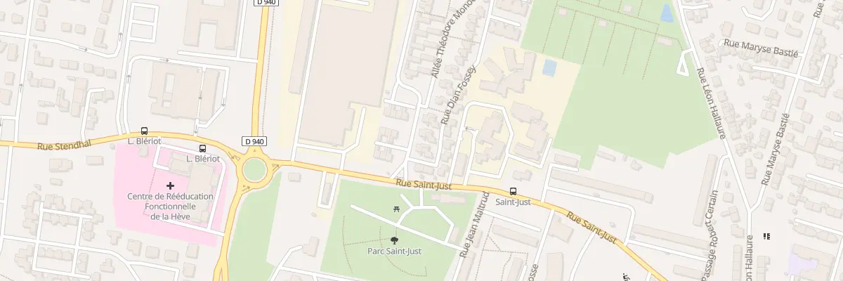 Plan du 10 Rue Commandant Cousteau au Havre