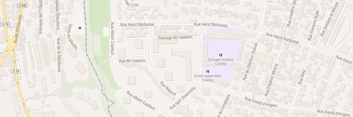 Plan du 74 Rue Bayard au Havre