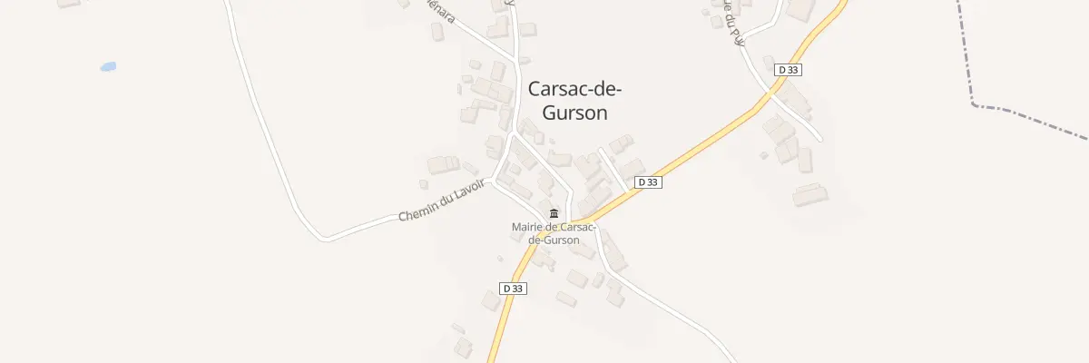 Plan du 20 Le Bourg Nord à Carsac-de-Gurson