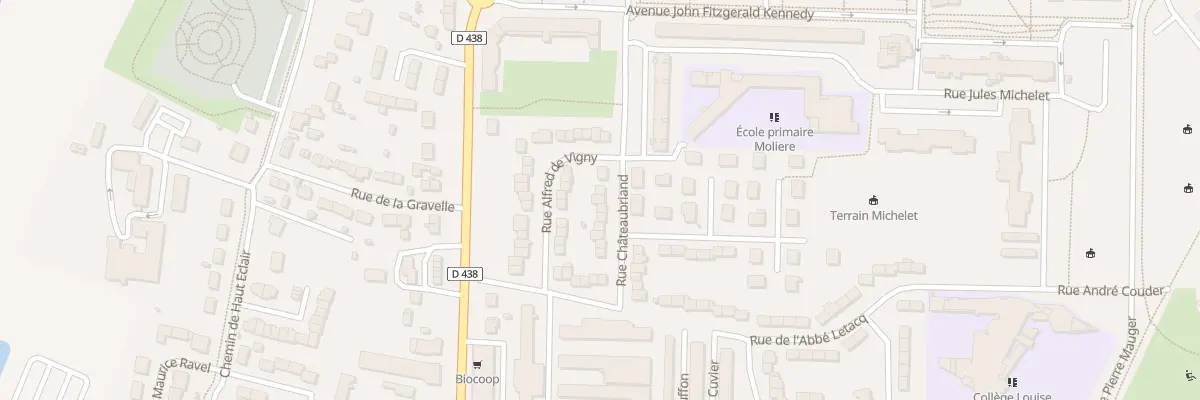 Plan du 18 Rue Chateaubriand à Alençon