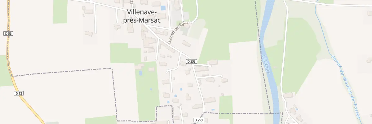 Plan du 13 Rue Saint-bruno à Villenave-près-Marsac