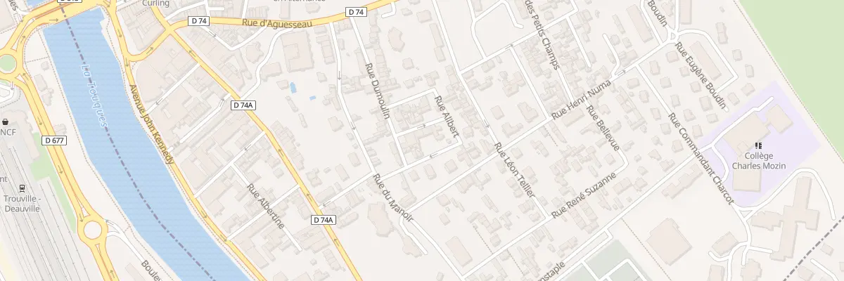 Plan du 4 Rue Flatteau à Trouville-sur-Mer