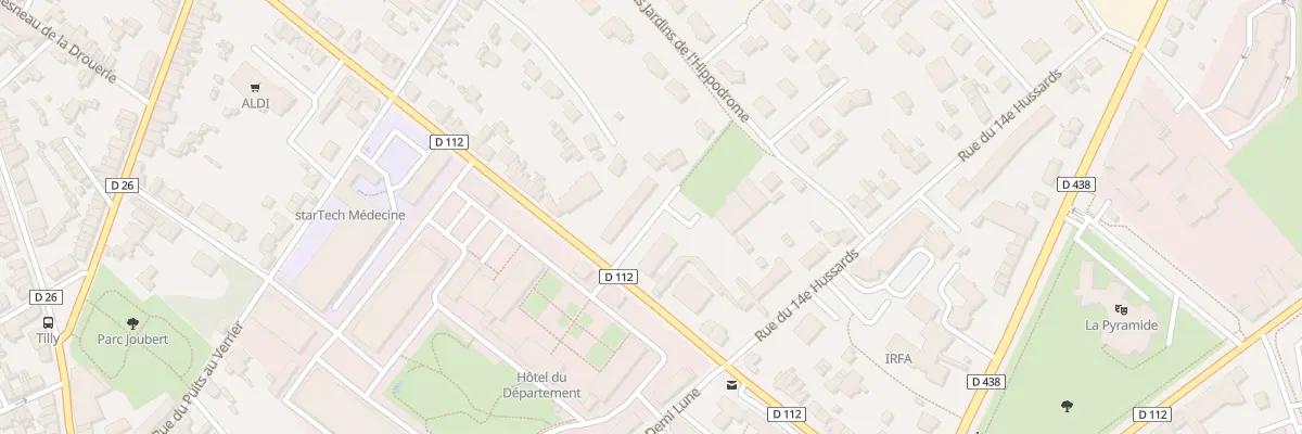 Plan du 62 Bd de Strasbourg à Alençon