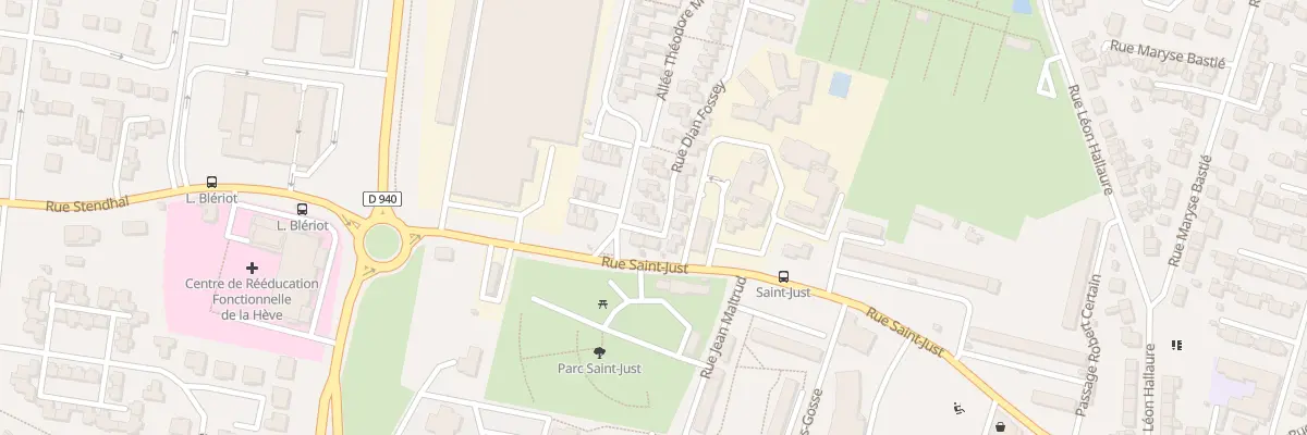Plan du 5 Rue Dian Fossey au Havre