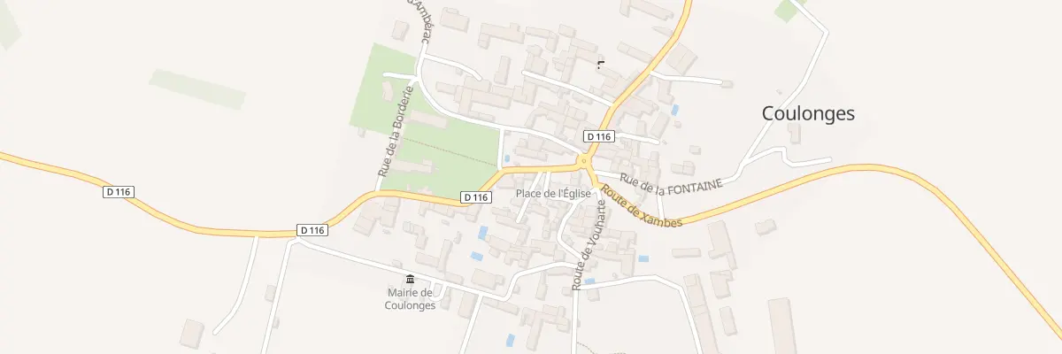Plan du 1 Rte de la Chapelle à Coulonges