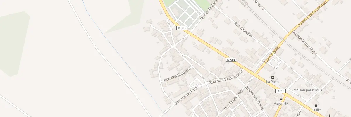 Plan du 23 Rue du Huit Mai à Sainte-Bazeille