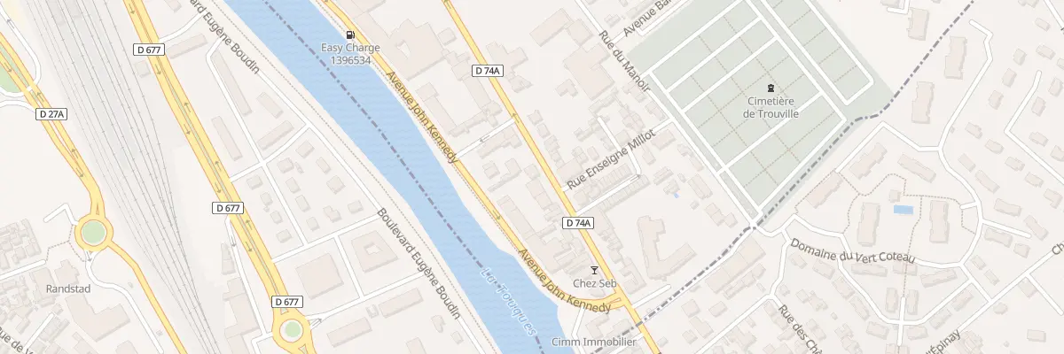 Plan du 25 Rue du Gal de Gaulle à Trouville-sur-Mer