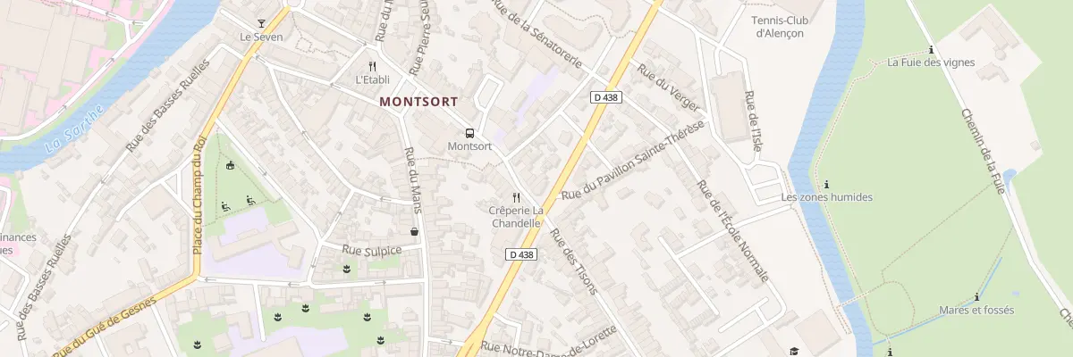Plan du 43 Rue des Tisons à Alençon