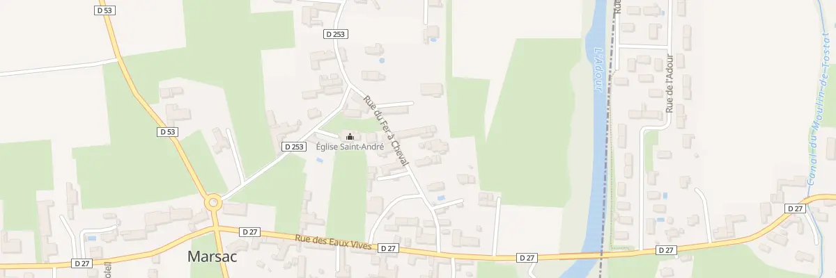 Plan du 16 Rue du Fer à Cheval à Marsac