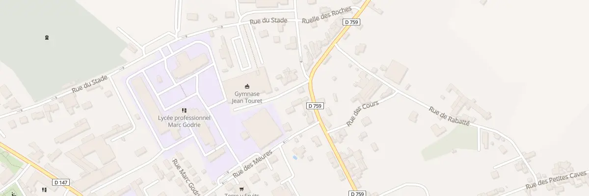 Plan du 11 Rue de la Croix Moquet à Loudun