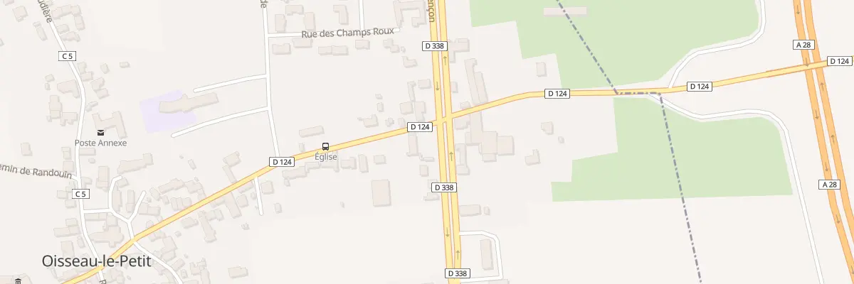 Plan du 2 Rte du Mans à Oisseau-le-Petit