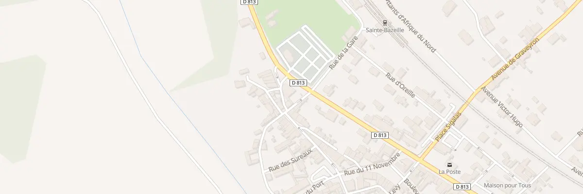 Plan du 2B Rue du Huit Mai à Sainte-Bazeille