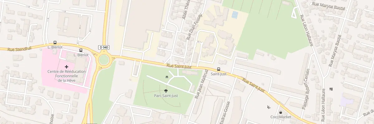 Plan du 6 Rue Dian Fossey au Havre