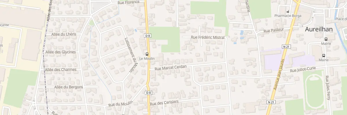 Plan du 5 Rue Marcel Cerdan à Aureilhan