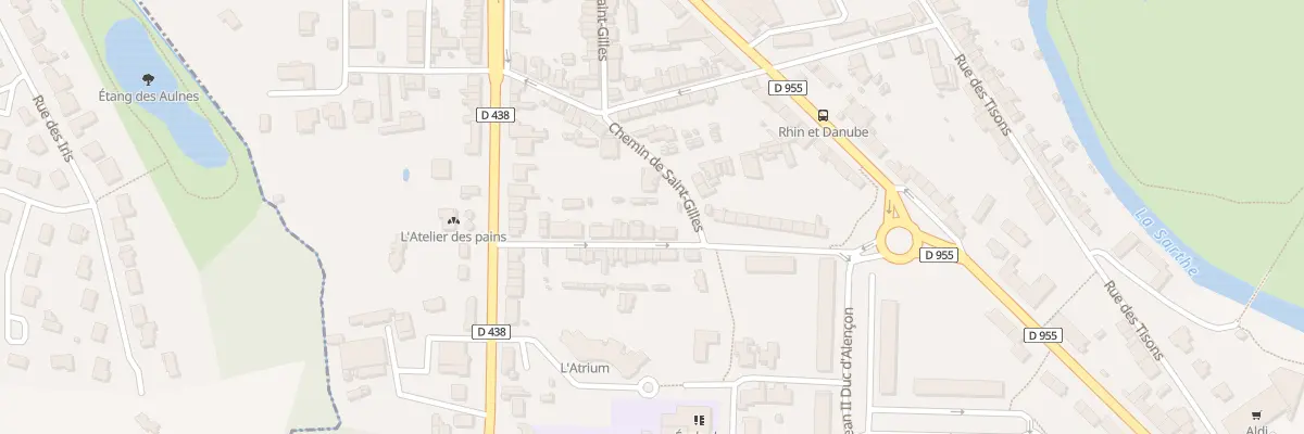 Plan du 25 Rue Landon à Alençon