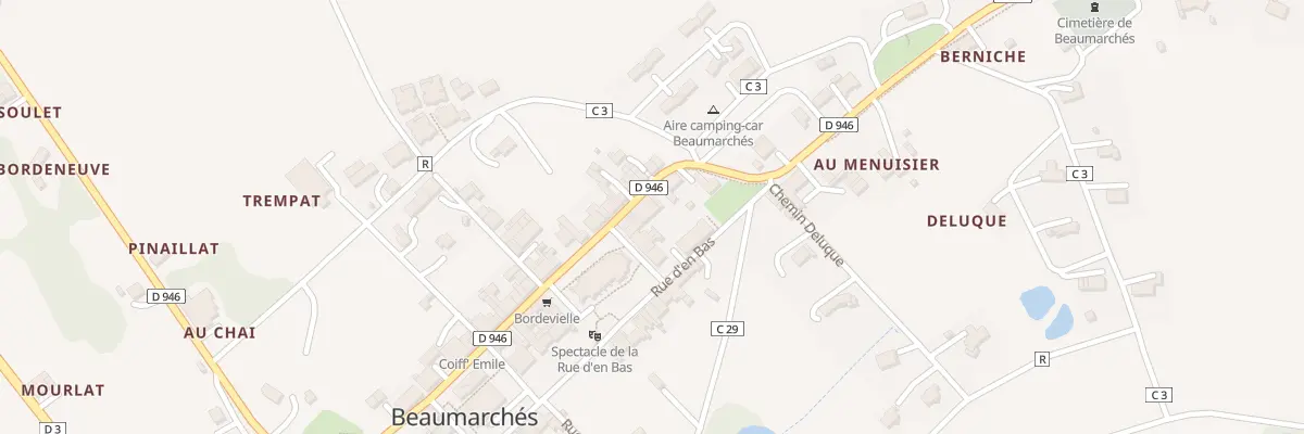 Plan du 22 Rue d’en Haut à Beaumarchés