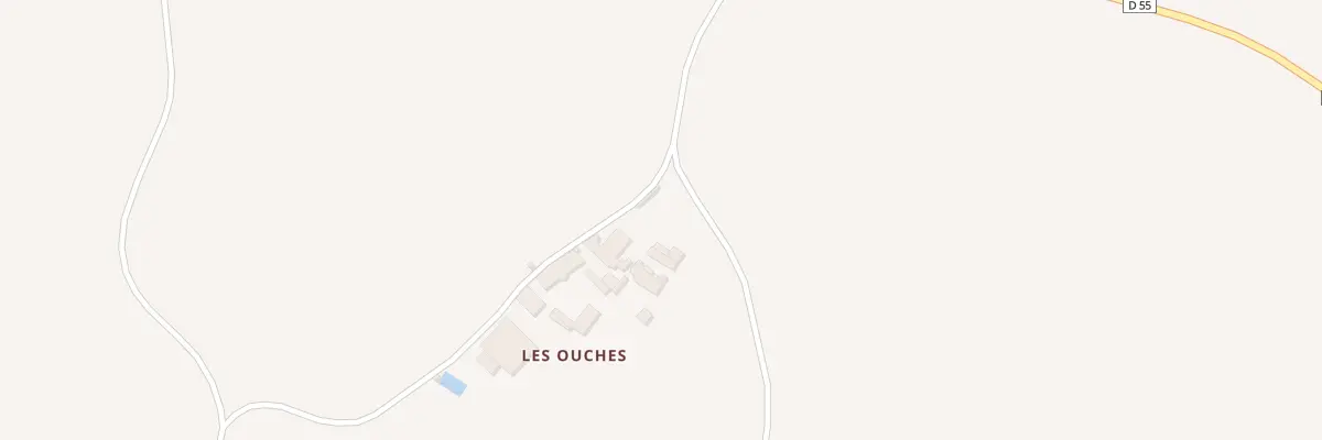 Plan du 1 Les Ouches à Vanzay