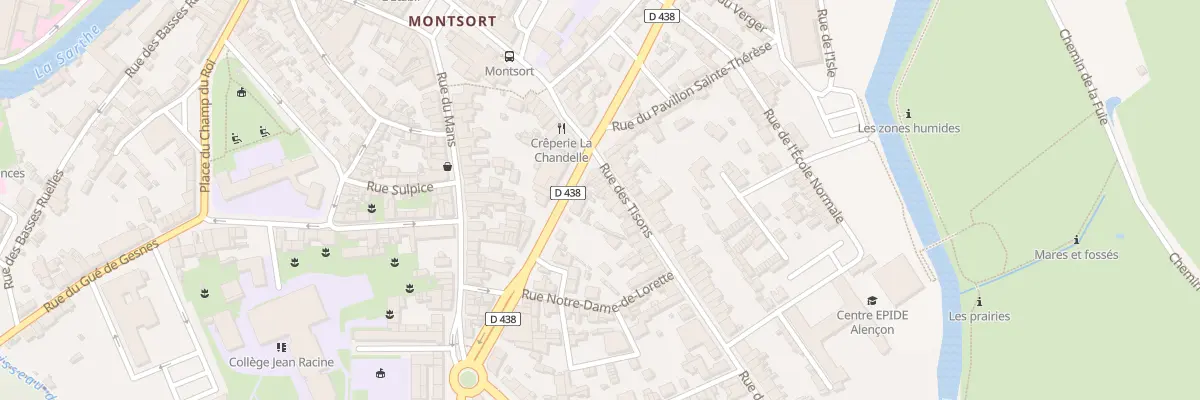 Plan du 40 Rue des Tisons à Alençon