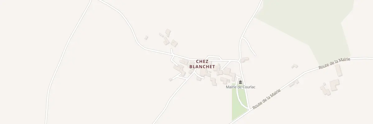 Plan du 5013 Village de chez Blanchet à Courlac