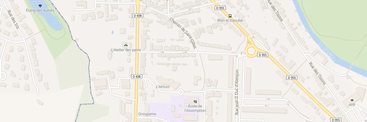 Plan du 36 Rue Landon à Alençon