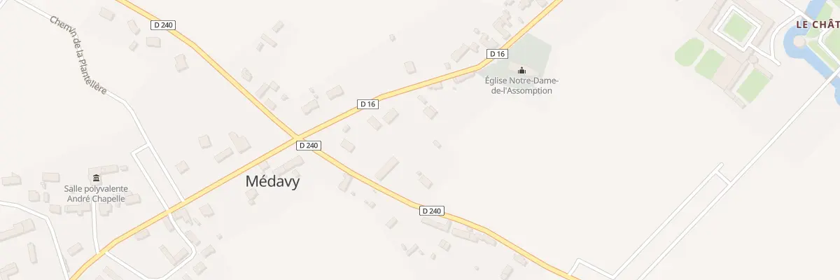 Plan du 64 Rue du Gué à Médavy