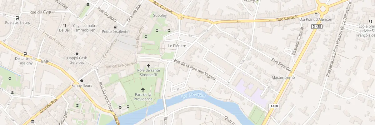 Plan du 5 Rue de la Fuie des Vignes à Alençon