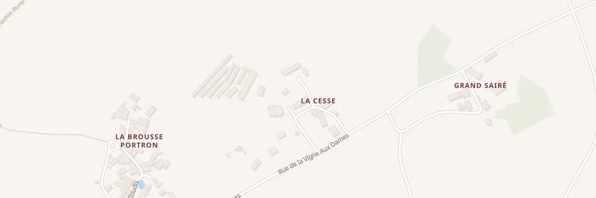 Plan du 6 La Cesse à Saint-Sauvant