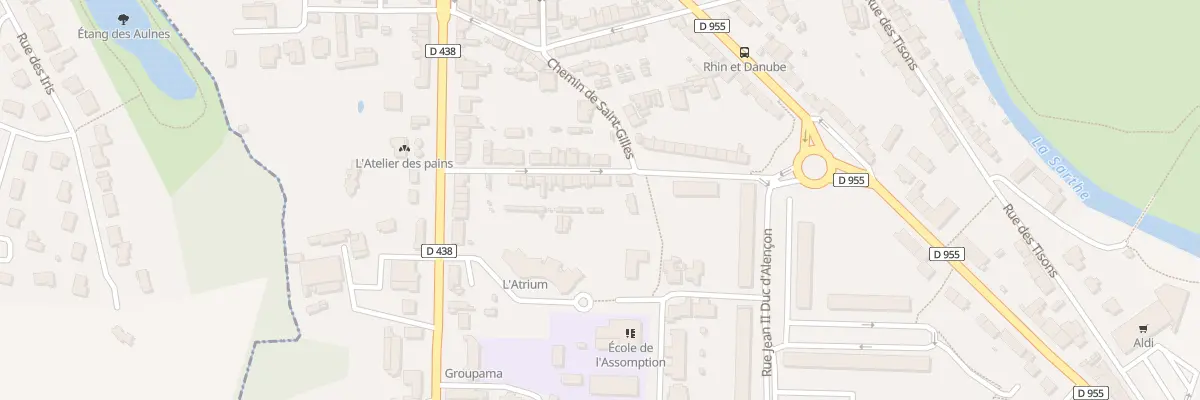 Plan du 38 Rue Landon à Alençon