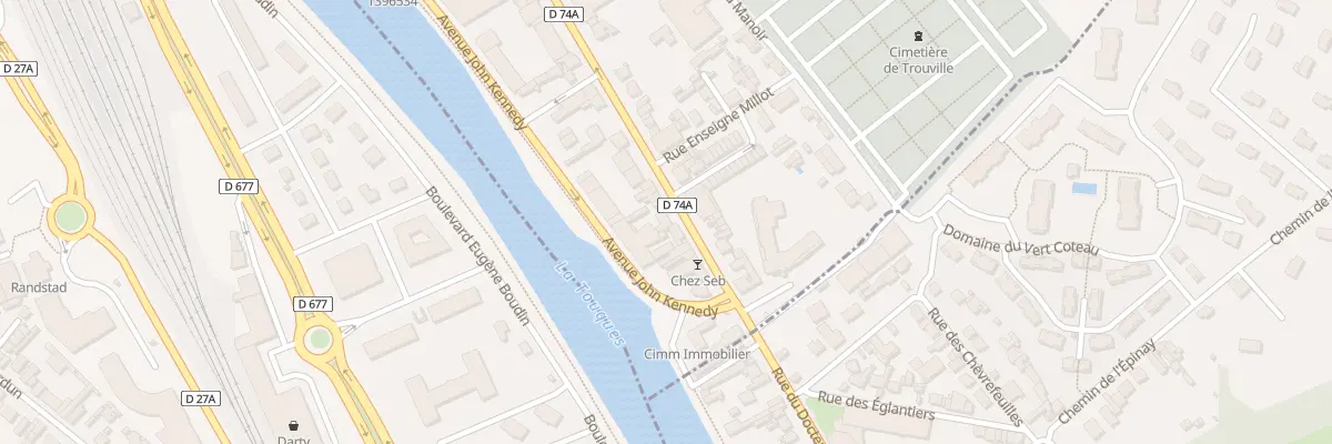 Plan du 17 Rue du Gal de Gaulle à Trouville-sur-Mer
