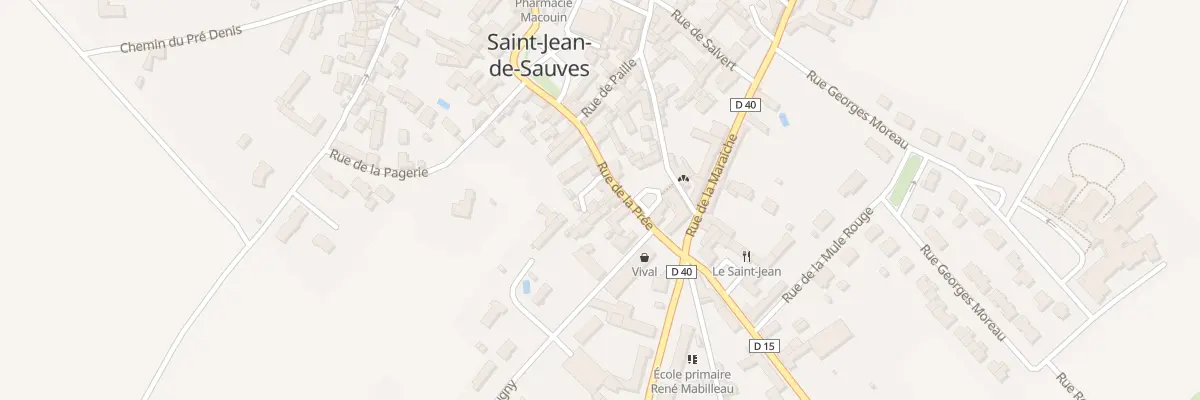 Plan du 1 Imp de la Roquette à Saint-Jean-de-Sauves