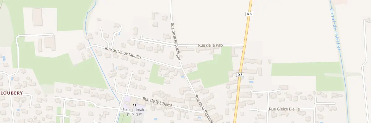 Plan du 16 Rue de la République à Bours