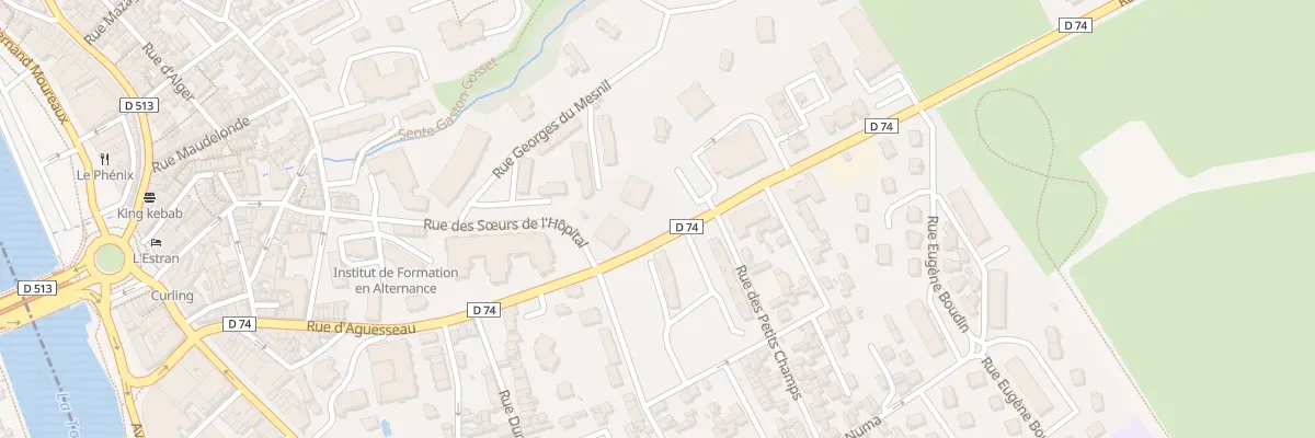 Plan du 57 Rue des Soeurs de l’Hopital à Trouville-sur-Mer