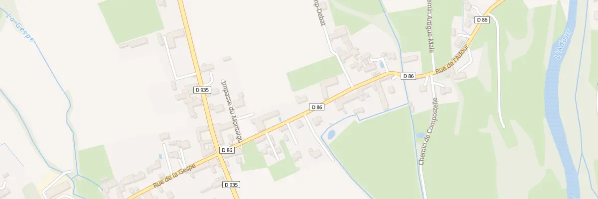 Plan du 620 Rue de l’Adour à Arcizac-Adour