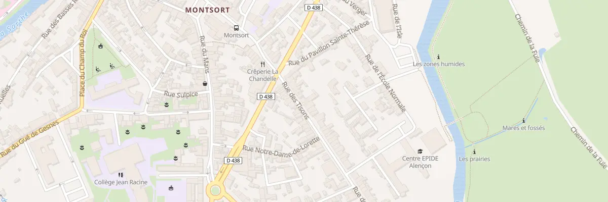 Plan du 61 Rue des Tisons à Alençon