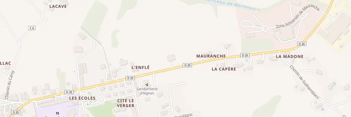 Plan du 5140 La Cave à Aignan