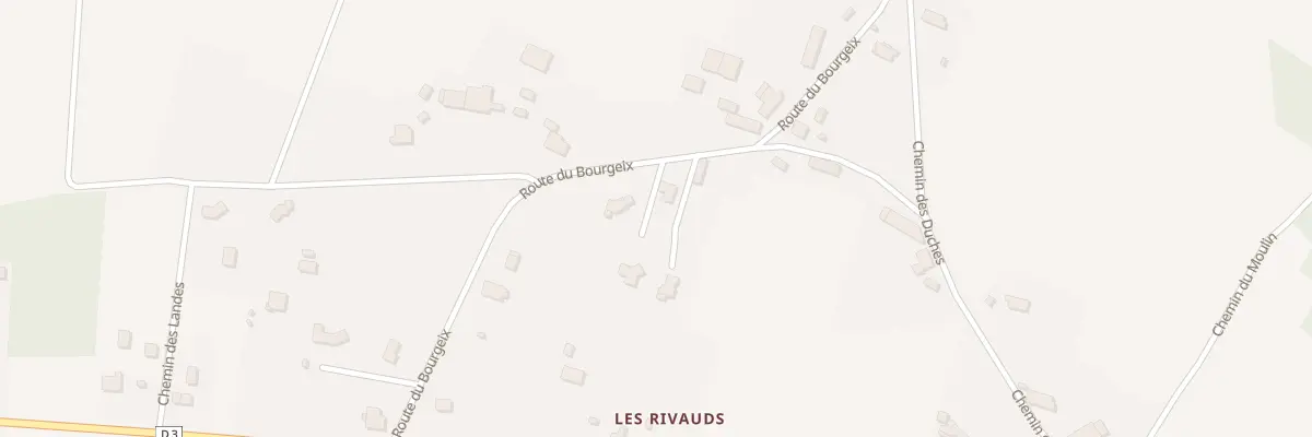 Plan du 10 Rte du Bourgeix au Pizou