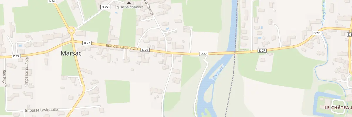 Plan du 1 Rue des Ecluses à Marsac