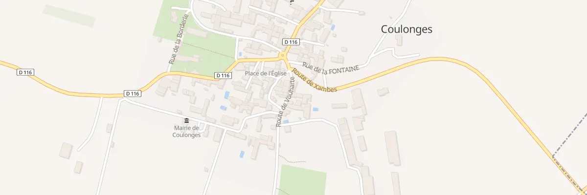 Plan du 3 Rte de Vouharte à Coulonges