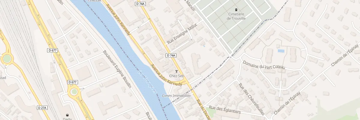 Plan du 18 Rue du Gal de Gaulle à Trouville-sur-Mer