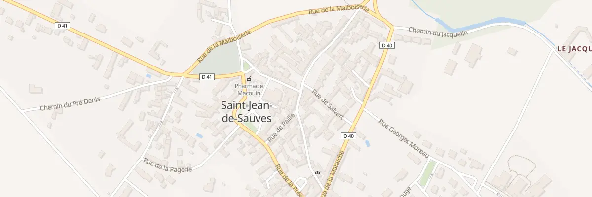 Plan du 11 Rue des Ecureuils à Saint-Jean-de-Sauves
