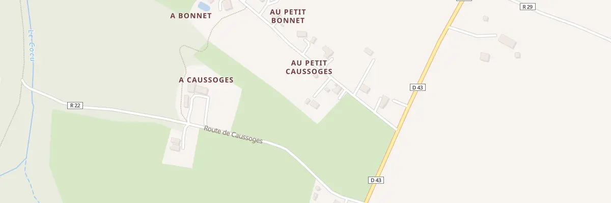 Plan du 143 Rte de Bounet à Castelnau d’Auzan Labarrère