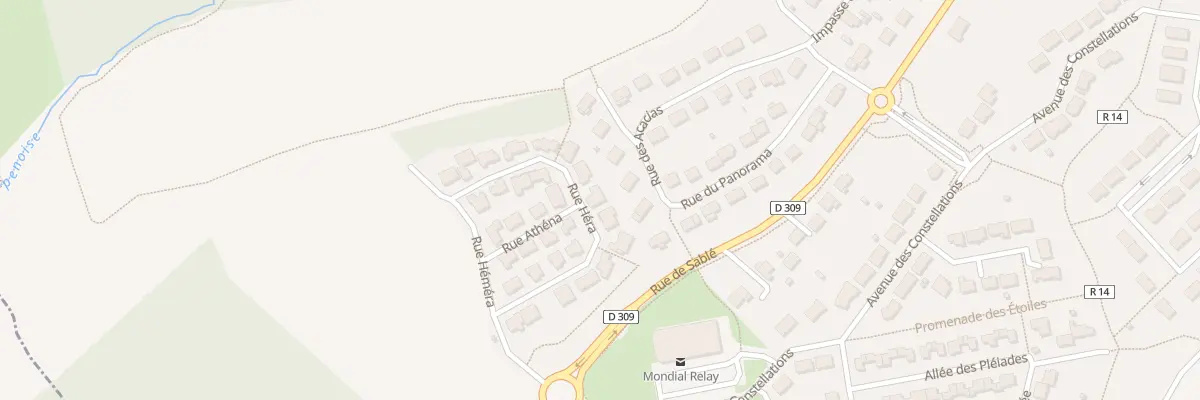 Plan du 12 Rue Héra à Saint-Georges-du-Bois
