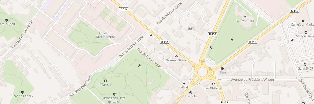 Plan du 17 Bd de Strasbourg à Alençon