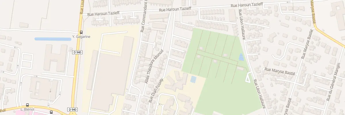 Plan du 46 Rue Dian Fossey au Havre