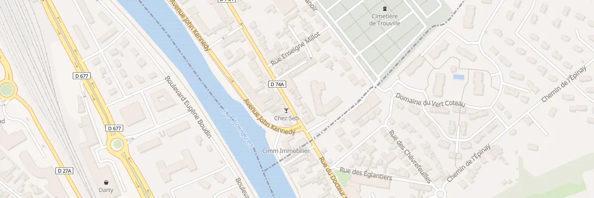 Plan du 12 Rue du Gal de Gaulle à Trouville-sur-Mer