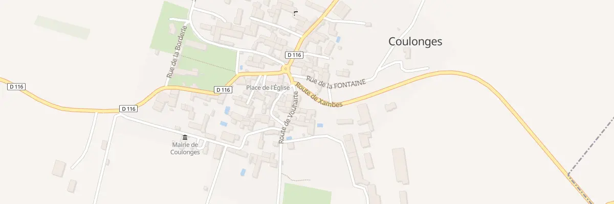 Plan du 1 Rte de Vouharte à Coulonges