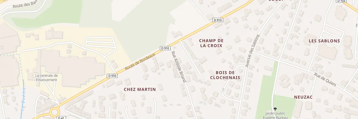 Plan du 114C Rte de Bordeaux à La Couronne